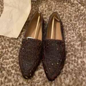 Madewell Leopard Frances Skimmer Calf Hair